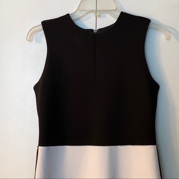 Reed Black White Geometric Print Fitted Spandex Dress - Picture 2 of 6